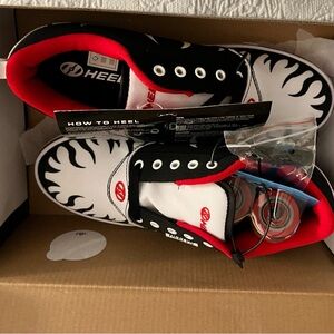 Heelys Black and Red Sneakers with Wheels